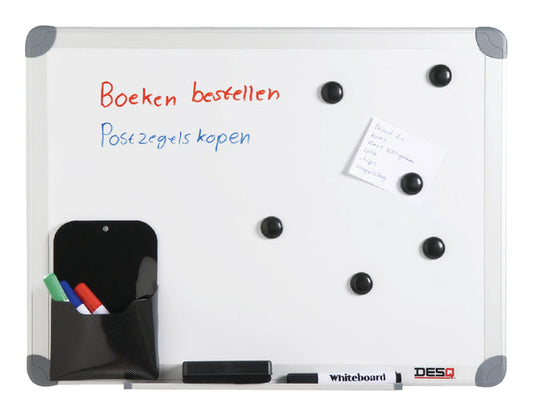 Whiteboard Desq 450x600mm kunststof draagtas