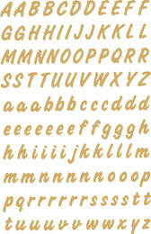 Etiket HERMA 4152 8mm letters A-Z goud op transp