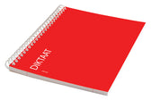 Schrift Qbasic diktaat A5 spiraal lijn 160blz 70gr