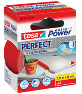 Textieltape tesa Perfect 2.75mx38mm rood