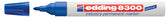 Viltstift edding 8300 industrie rond 1-3mm blauw