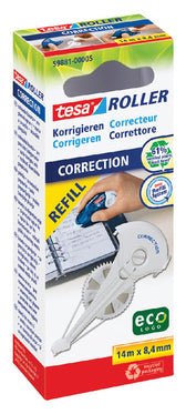 Correctietape navulling tesa eco 8.4mm hangdoosje