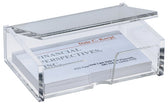 Visitekaartbak Sigel 80krt 90x58mm glashelder