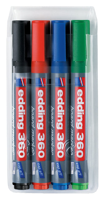Whiteboardmarker edding 360 rond 1.5-3mm ass