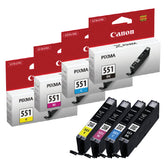 Inktcartridge Canon CLI-551 rood - afbeelding 2