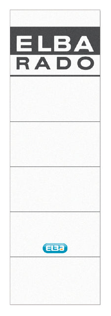 Rugetiket Elba breed 59x190mm zk wt gs 10st