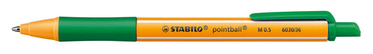 Balpen STABILO pointball 6030/36 M groen