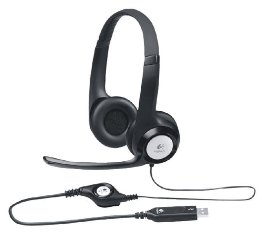 Headset Logitech H390 USB zwart