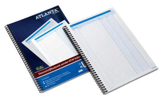 Doorschrijfkasboek Djois Atl kopie A4 2k wt