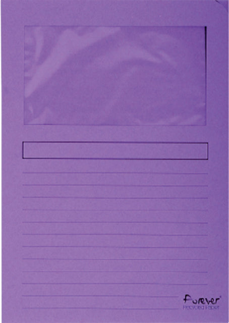 Venstermap Exacompta Forever L-mod 120gr paars