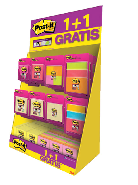 Memoblok Post-it 6920 Super Sticky 76x76mm geel