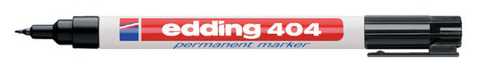 Viltstift eddING 404 rond 0.75mm zwart