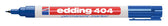 Viltstift eddING 404 rond 0.75mm blauw