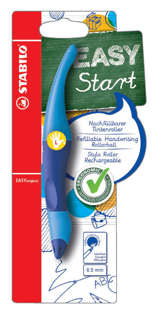 Rollerpen STABILO Easyoriginal links M dbl/lblauw
