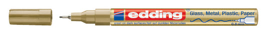 Paintmarker edding 780 oliebasis 0.8mm goud