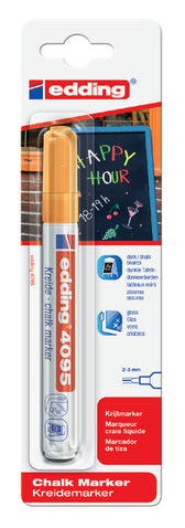 Krijtstift edding 4095 rond 2-3mm blauw - afbeelding 2