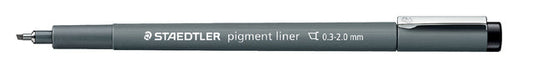 Fineliner Staedtler pigment 308 0.3-2.0mm zwart