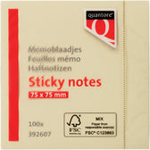 Memoblok Quantore 76x76mm geel - afbeelding 2