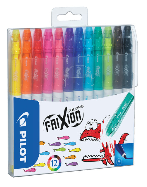 Viltstift PILOT SW-FC friXion Colors M 6st ass