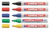 Paintmarker edding 750 oliebasis 2-4mm geel - afbeelding 2