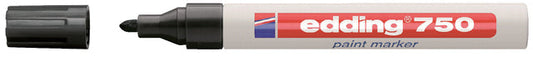 Paintmarker edding 750 oliebasis 2-4mm zwart