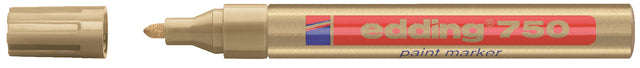 Paintmarker edding 750 oliebasis 2-4mm goud