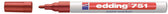 Paintmarker edding 751 oliebasis 1-2mm pastel rood