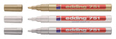 Paintmarker edding 751 oliebasis 1-2mm goud - afbeelding 2