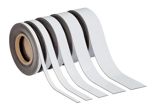 Magneetband MAUL beschrijfbaar 10mx50mmx1mm wit