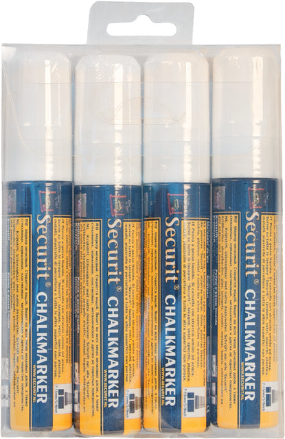 Krijtstift Securit SMA-720 blokpunt 7-15mm wit