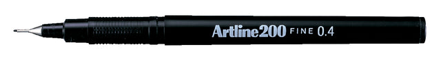 Fineliner Artline 200 rond F zwart
