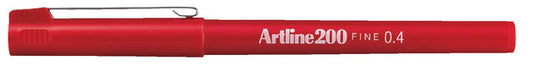 Fineliner Artline 200 rond F rood