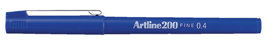 Fineliner Artline 200 rond F blauw