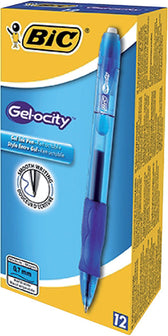 Gelschrijver Bic Gelocity M blauw - afbeelding 2