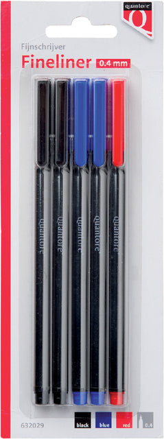 Fineliner Quantore 188 rond 0.4mm ass