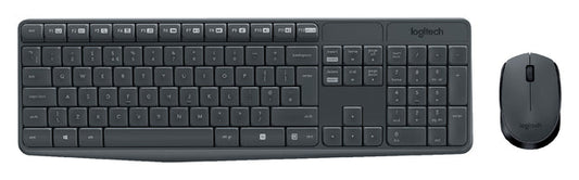 Toetsenbord Logitech MK235 Qwerty muis drl zwart