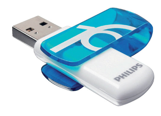 USB stick 2.0 Philips Vivid Edition 16GB blauw