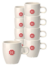 Kopje Douwe Egberts Lungo 180ml wit