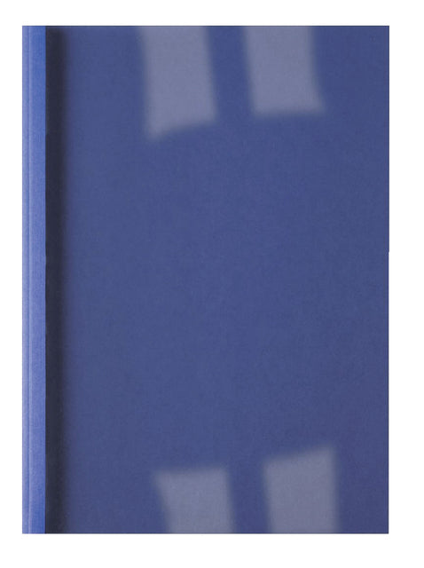Thermische omslag GBC A4 3mm linnen donkerblauw