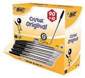 Balpen Bic Cristal M zwart - afbeelding 2