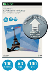 Lamineerhoes Leitz iLAM A3 2x100micron - afbeelding 2