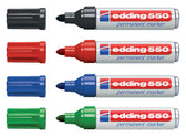 Viltstift edding 550 rond 3-4mm rood - afbeelding 2