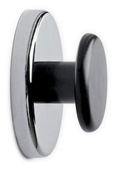 Magneet met knop MAUL Ø65mm trekkracht 12kg chr/zw - afbeelding 3