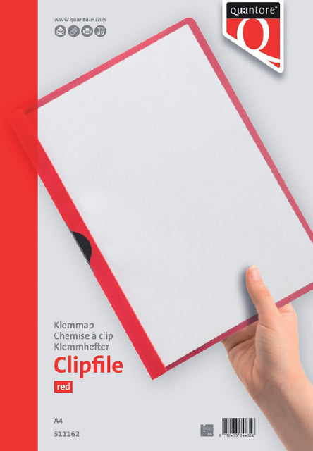 Klemmap Quantore 3mm rood
