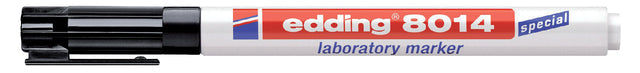 Viltstift edding 8014  lab rond 1mm zwart