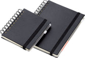 Notitieboek Quantore A6 sp lijn 192blz 80gr zwart - afbeelding 2
