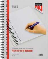 Collegeblok Quantore A4 lijn 23-gaats 4tabs 100vel