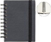Notitieboek Quantore A6 sp lijn 192blz 80gr zwart