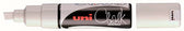 Krijtstift Uni-ball schuin 8.0mm wit