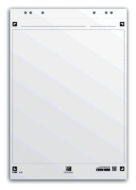 Flipoverpap Oxford smart 650x980mm blanco 90gr 20v